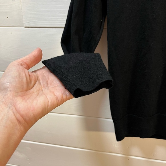 FILIPPA K – Black Half-Zip Wool Top (XS) - Picture 5 of 8